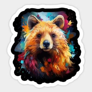 Quokka Rainbow Sticker